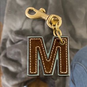 Coach “M” key chain